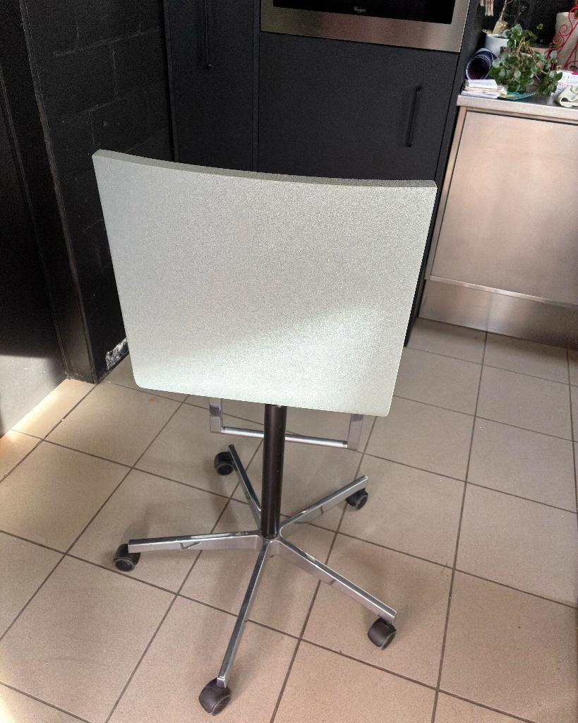 Maarten van severen Vitra  hoge stoel  prijs voor 3 stuks, Enlèvement, Utilisé, Gris