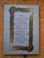 PETER - Spreuk onder glas 30x21, Ophalen
