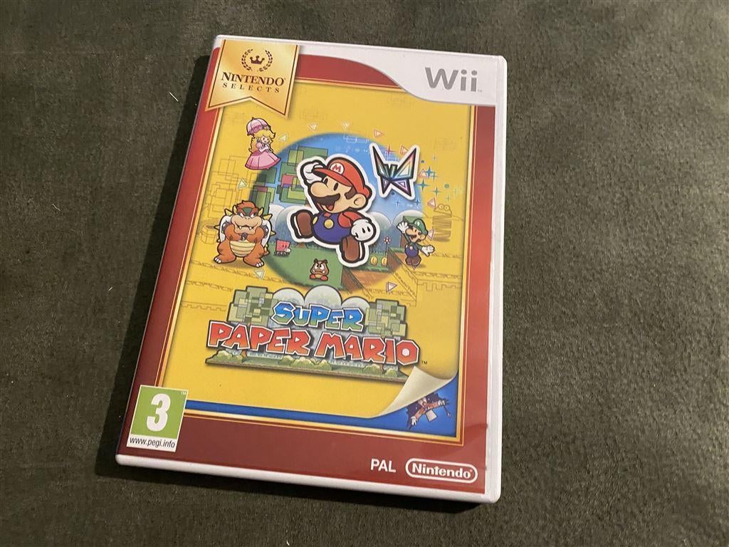 Nintendo selects super paper mario Pal [1046], Consoles de jeu & Jeux vidéo, Jeux | Nintendo Wii, Comme neuf, Envoi