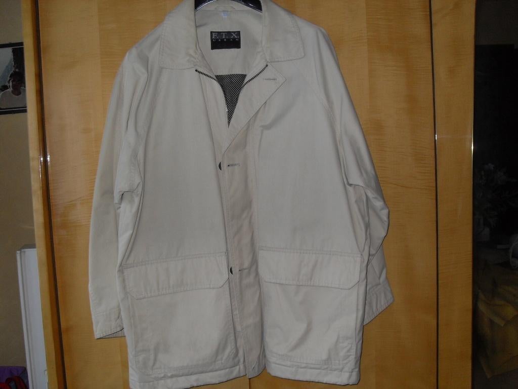 herenregenvest ftx maat 50 nieuw, Maat 48/50 (M), Beige, Nieuw, Ophalen of Verzenden