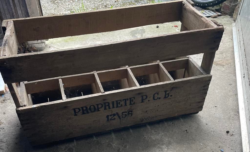 Ancien caisson en bois, Jardin & Terrasse, Enlèvement ou Envoi, Utilisé, Bois