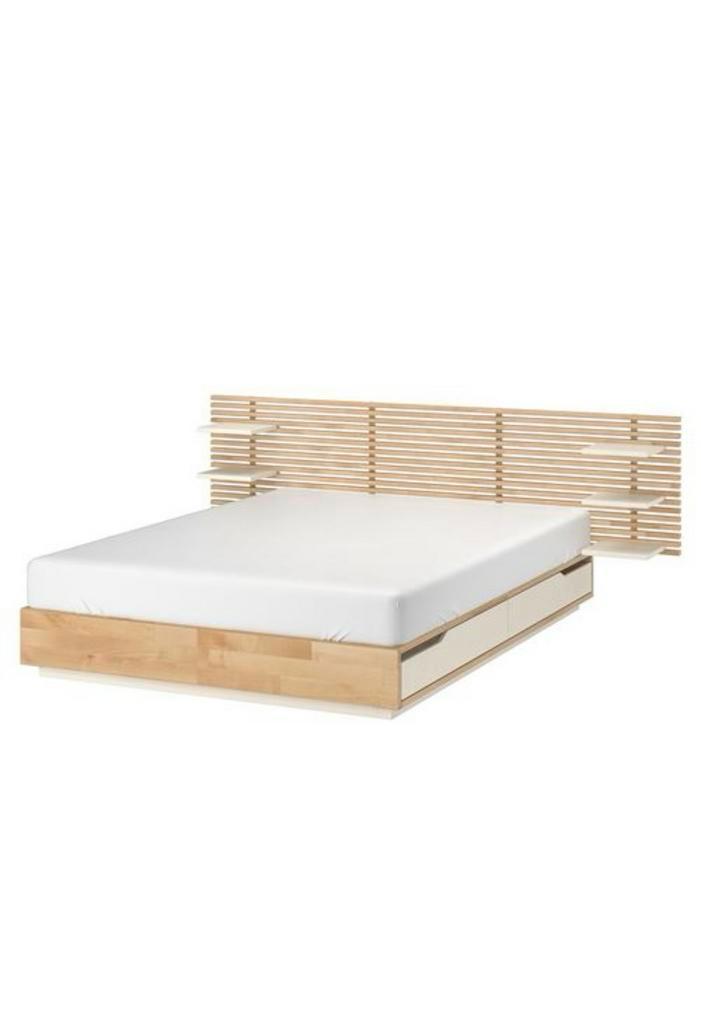 CASH ONLY- Ikea Bed with Mattress 160/200cm 5weeks old(new), Maison & Meubles, Chambre à coucher | Matelas & Sommiers, Comme neuf
