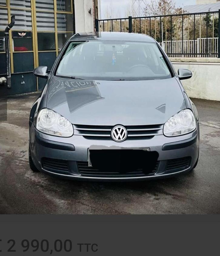 VW Golf 1.9 TDI, Autos, Volkswagen, Particulier, Golf, Diesel, Euro 4, Hatchback, 5 portes, Boîte manuelle, Argent ou Gris, Gris