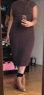 Kim Van Oncen for JBC Knit Midi Dress – Size S – Brown, Ophalen of Verzenden, Zo goed als nieuw, Maat 36 (S), Bruin