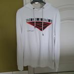 Jack & Jones - vest met kap, Kleding | Heren, Truien en Vesten, Ophalen, Maat 48/50 (M), Wit, Jack&Jones