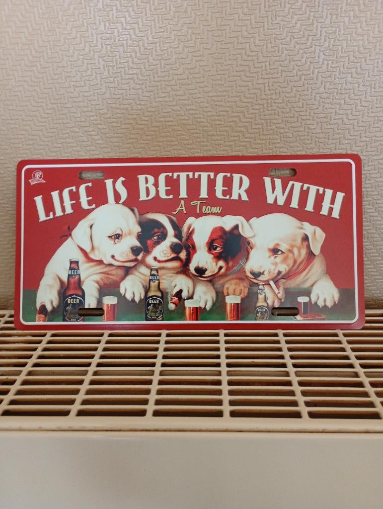 Decoratiebord, Maison & Meubles, Accessoires pour la Maison | Tableaux à écrire & Proverbes, Enlèvement, Comme neuf