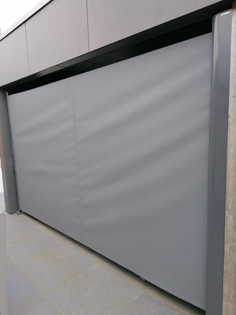 Zon- en windscherm (uittrekbaar), Caravans en Kamperen, Windschermen, Gebruikt, Uittrekbaar, Ophalen