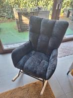 Schommelstoel, Ophalen, Nieuw, Grijs, Stof