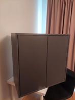 Bibliothèque Ikea grise, Maison & Meubles, Armoires | Bibliothèques, Enlèvement, Utilisé, Avec tablette(s)