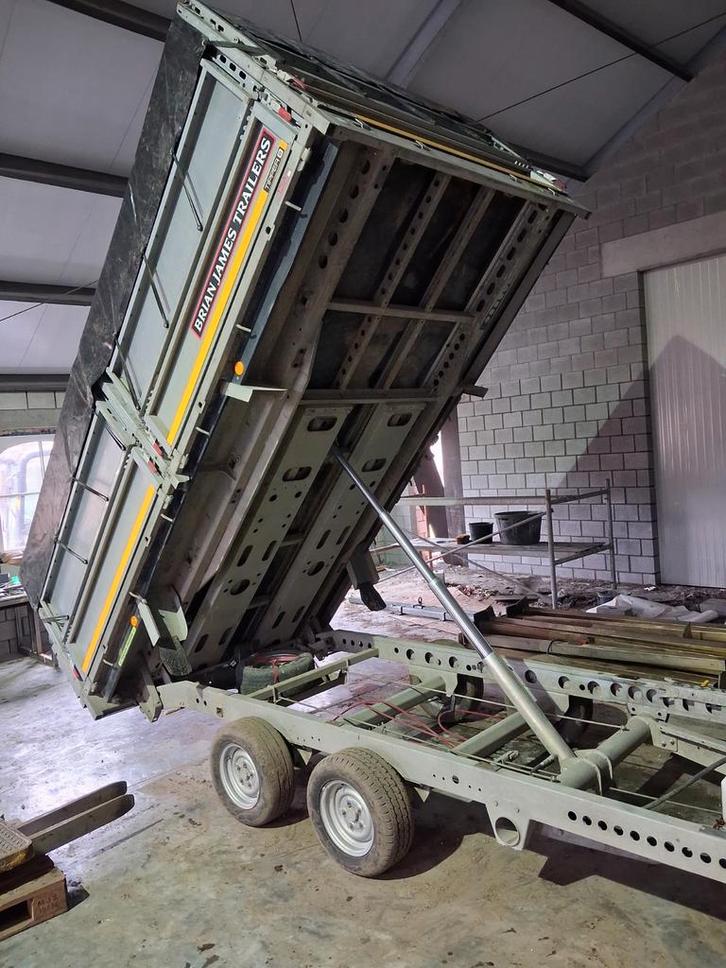 Kipper aanhangwagen  brain james, Auto diversen, Aanhangers en Bagagewagens, Ophalen of Verzenden