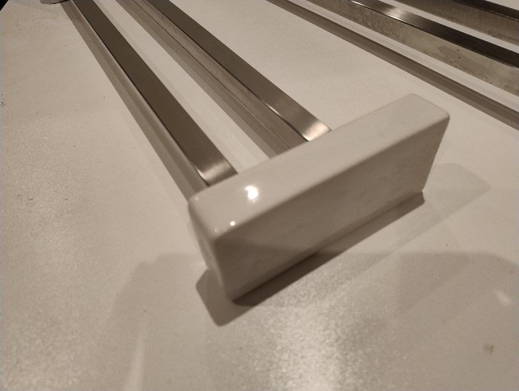 porte serviette, Maison & Meubles, Enlèvement, Utilisé, Blanc, Porte-serviettes