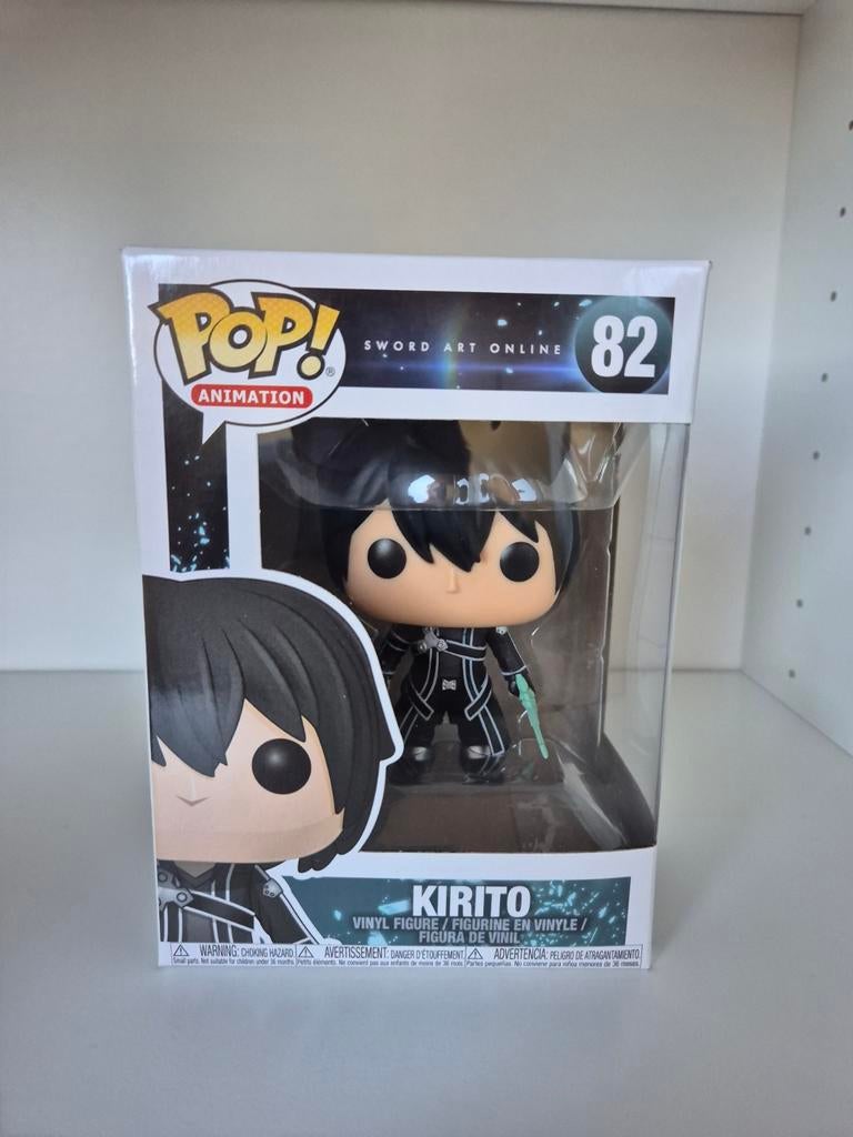 Funko Pop 82 Kirito de Sword Art Online, Collections, Jouets miniatures, Enlèvement ou Envoi