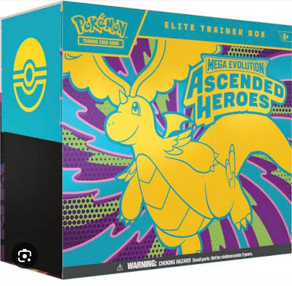 Pokémon Ascended heroes 3 ETB’s, Ophalen of Verzenden, Nieuw, Overige typen, Foil