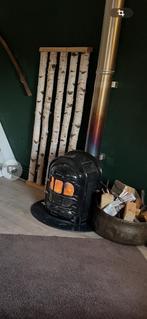 2 x Roomdivider berkenhout zwaar degelijk sfeervol, Huis en Inrichting, Woonaccessoires | Kamerschermen, Ophalen, Zo goed als nieuw