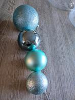 Turquoise kerstballen - 43 stuks, Ophalen of Verzenden, Zo goed als nieuw