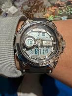 Montre militaire numérique homme double affichage neuf, Enlèvement ou Envoi, Étanche, Neuf, Argent