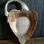 Prachtige vintage koperen zwaan schaal, Envoi, Cuivre