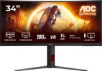 Moniteur Gamer - 21:9 - AOC CU34G4 - 34" - 180Hz - NEUF, Informatique & Logiciels, Moniteurs, Enlèvement ou Envoi, Moins de 1 ms