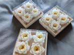 3 doosjes met bloemenkaarsjes - NIEUW, Enlèvement ou Envoi, Neuf