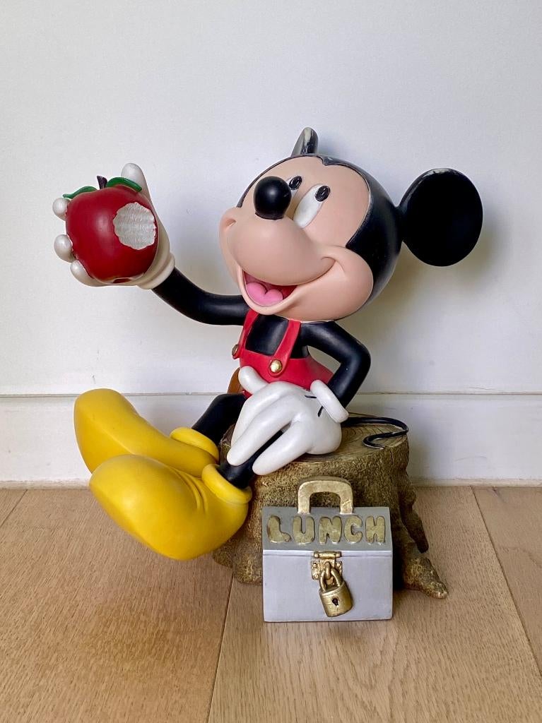 Zeldzaam Disney Beeld - Mickey Mouse - Design Peter Mook, Ophalen of Verzenden, Mickey Mouse, Gebruikt, Beeldje of Figuurtje