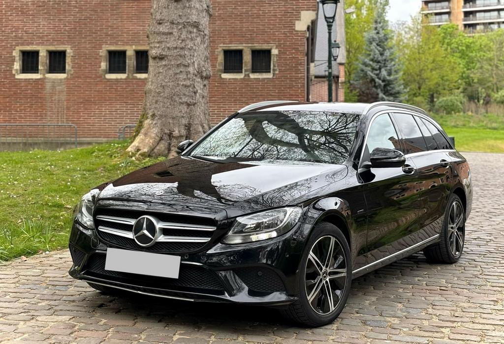 Mercedes-Benz C300de  EQ-Power 2021/03, Auto's, Automaat, Zwart, Break, 5 deurs
