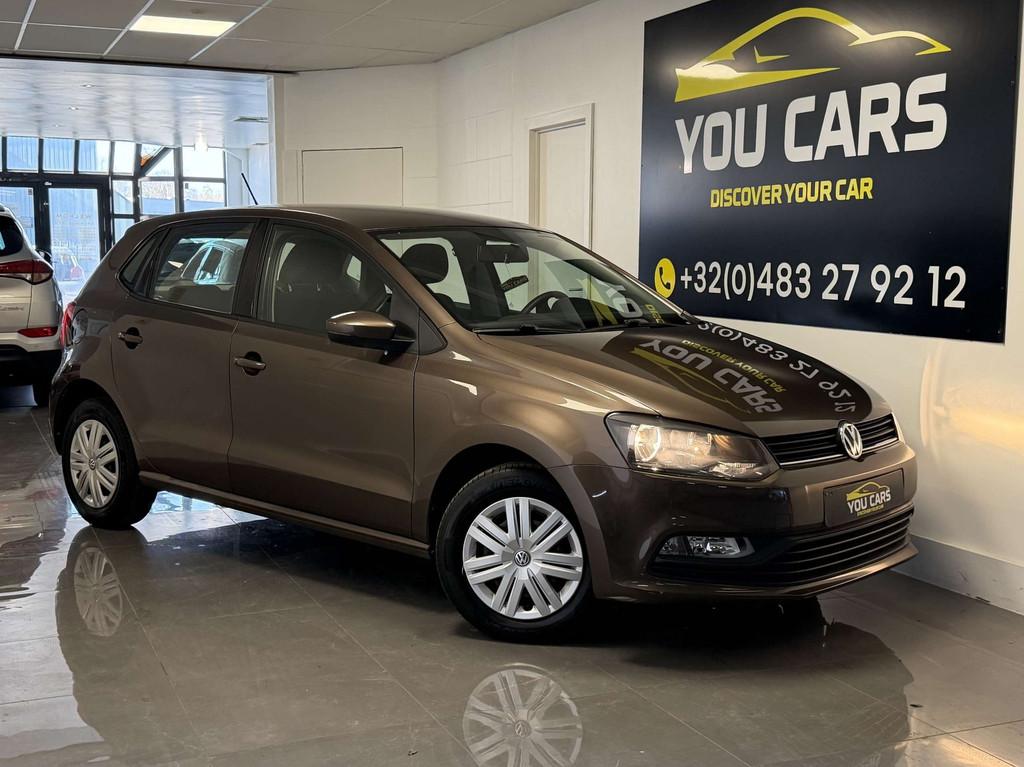 Volkswagen Polo 1.0i Trendline Carplay 1 Jaar Garantie, Autos, Achat, Euro 6, Entreprise, Noir