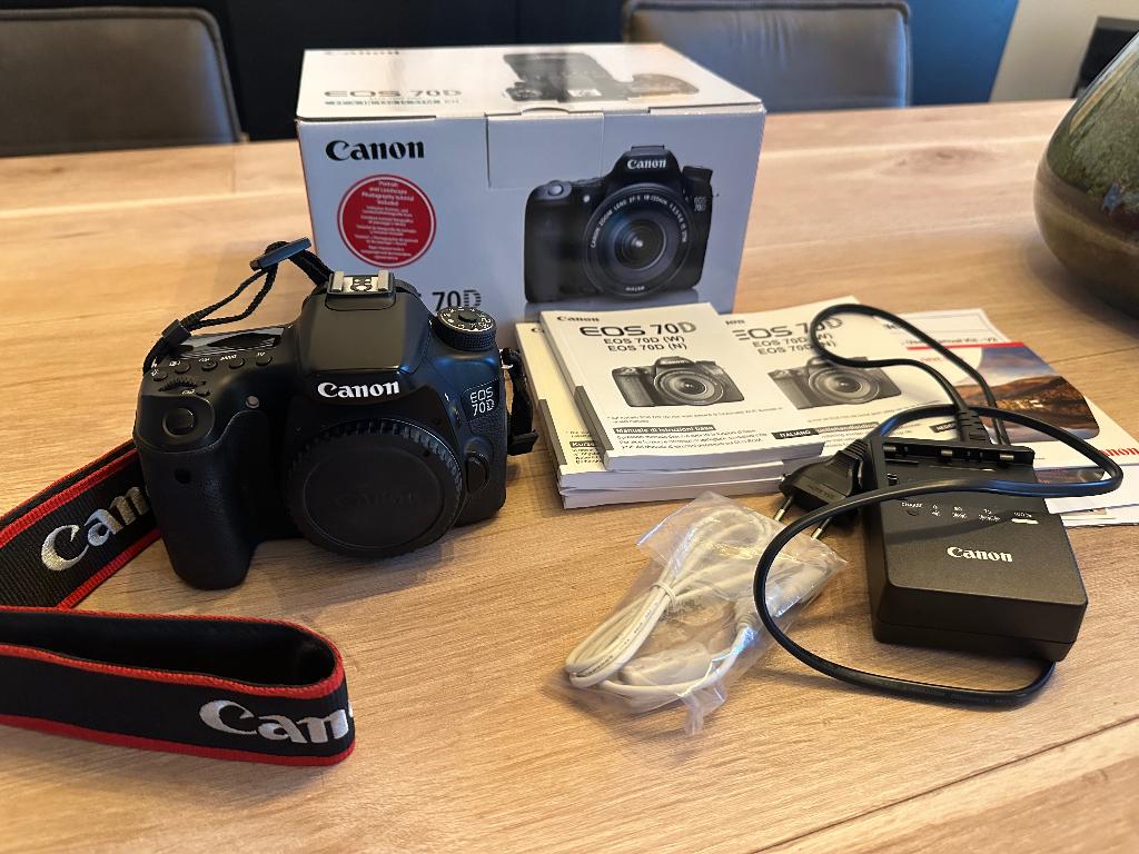 Canon EOS 70D Body, TV, Hi-fi & Vidéo, Enlèvement ou Envoi, Utilisé, Reflex miroir, Canon