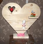 Groot Valentijnshart in steigerhout, Huis en Inrichting, Woonaccessoires | Overige, Ophalen, Nieuw, Hout