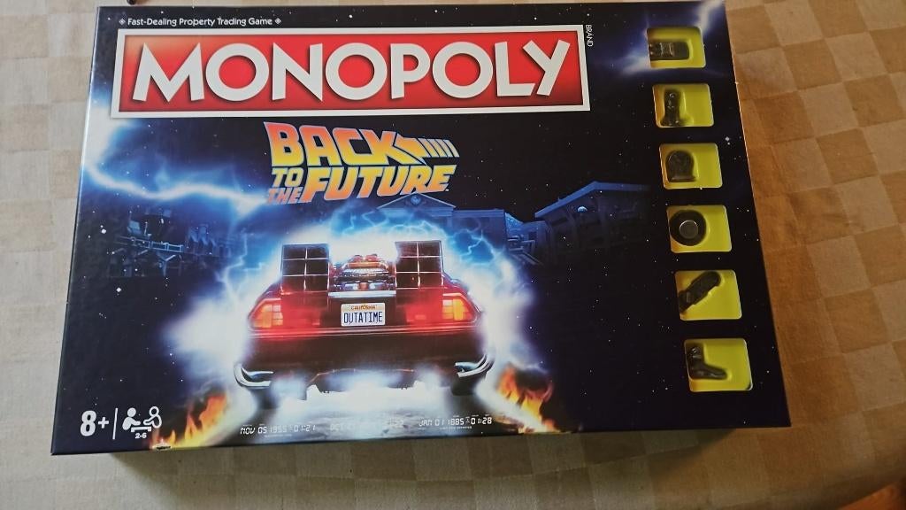jeu de plateau célèbre Monopoly Back to the Future Monopoly, Trois ou quatre joueurs, Enlèvement ou Envoi, Neuf, Monopoly