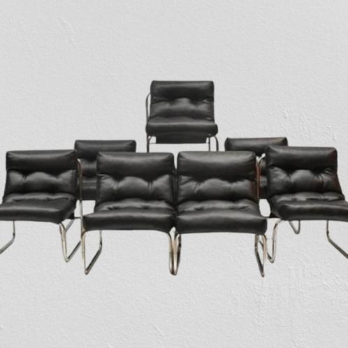 Pixi lounge zetels van Gillis Lundgren voor Ikea, Huis en Inrichting, Fauteuils, Zo goed als nieuw, Leer, Metaal, 50 tot 75 cm