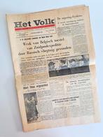 Het Volk editie Oost- Vlaanderen uit 1958, Ophalen of Verzenden, Krant