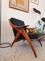 Vintage design zetel / The Knot / De Ster Gelderland, Huis en Inrichting, Ophalen, Hout, Gebruikt, Eenpersoons