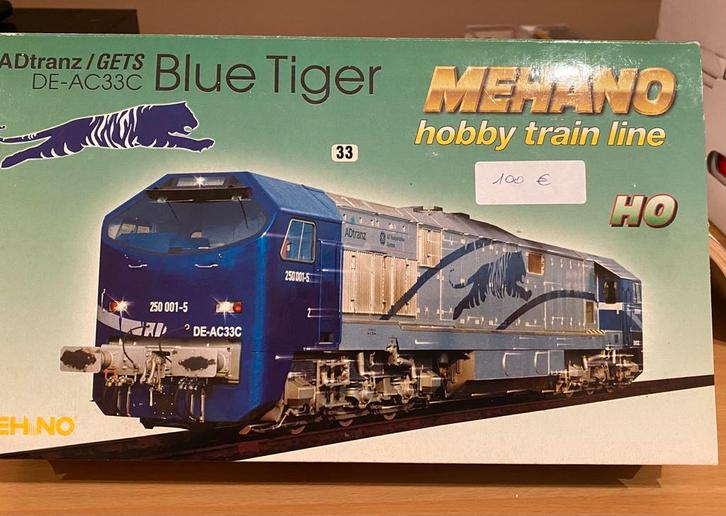 Mehano Blue Tiger modeltrein HO, Hobby en Vrije tijd, Modeltreinen | H0, Zo goed als nieuw, Fleischmann, Ophalen