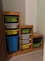 Opbergkast met gekleurde bakken IKEA, Ophalen, Gebruikt, 50 tot 100 cm, Minder dan 100 cm
