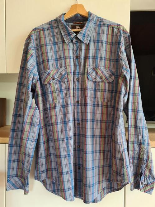 Blauw hemd 'Timberland' (maat: XL), Vêtements | Hommes, Chemises, Comme neuf, Tour de cou 43/44 (XL), Bleu, Enlèvement ou Envoi