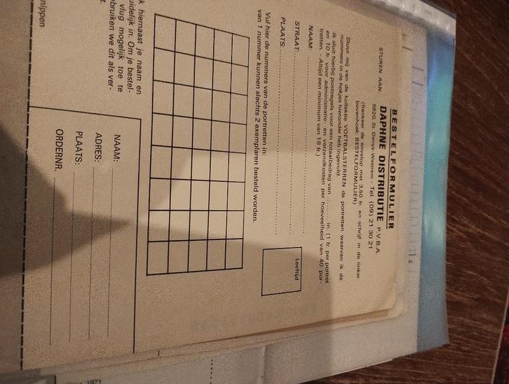 Panini bestelbon, Verzamelen, Sportartikelen en Voetbal, Ophalen of Verzenden