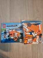 Lego Minecraft The Fox Lodge, Kinderen en Baby's, Speelgoed | Duplo en Lego, Ophalen of Verzenden, Zo goed als nieuw, Lego