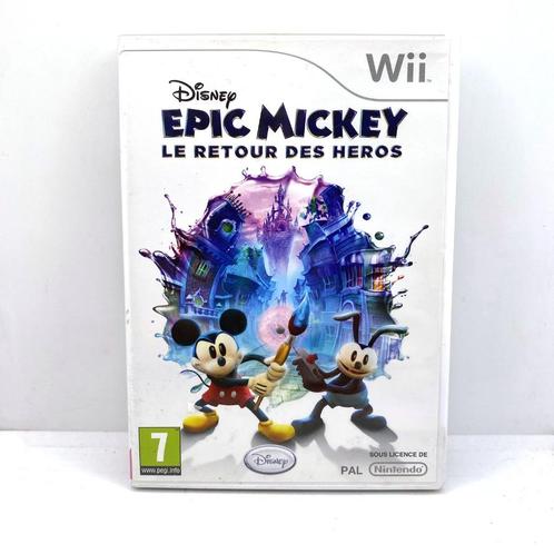 Disney Epic Mickey Heroes keert terug naar Nintendo Wii, Games en Spelcomputers, Games | Nintendo Wii, Zo goed als nieuw, Ophalen of Verzenden