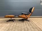 Fauteuil Herman Miller Eames avec pouf, Santos Palissandre, Enlèvement ou Envoi, Artifort knoll togo sede cassina b&b italia flos tecno edra cor