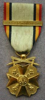 14-18 Burgerlijke gouden medaille Civique or 14-18, Overige soorten, Ophalen of Verzenden, Lintje, Medaille of Wings
