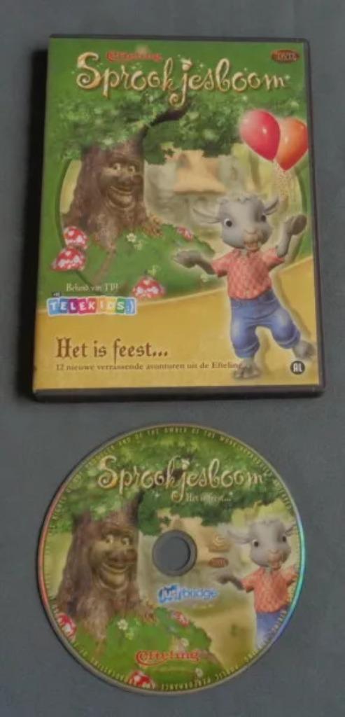 EFTELIG SPROOKJESBOOM HET IS FEEST dvd Nederlands gesproken, Cd's en Dvd's, Dvd's | Tekenfilms en Animatie, Zo goed als nieuw