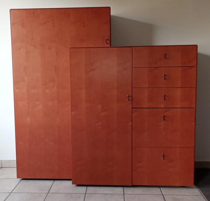 design wandkast Team by Wellis, Huis en Inrichting, Kasten | Wandmeubels, Gebruikt, Met lade(s), Met deur(en), Met plank(en), Ophalen
