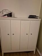 Armoire Ikea de rangement avec portes pliantes  blanc, Maison & Meubles, Armoires | Autre, Enlèvement, Utilisé