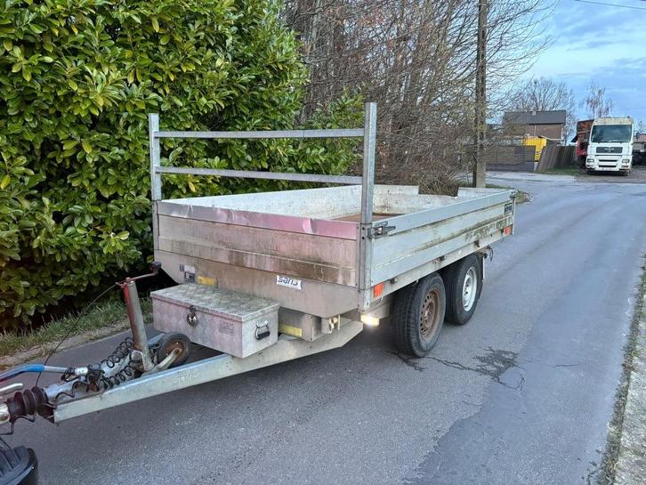 Aanhangwagen kipper K3 saris, Autos : Divers, Remorques, Utilisé, Enlèvement