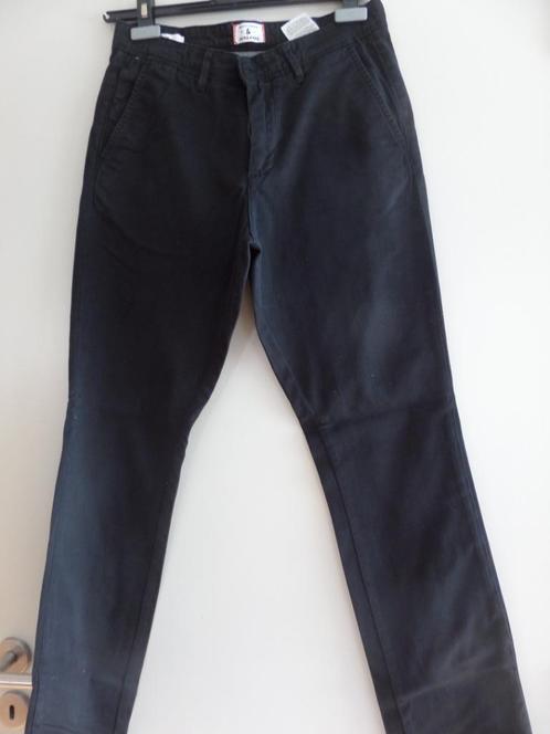 Chino Jack & Jones, Kleding | Heren, Broeken en Pantalons, Gedragen, Maat 48/50 (M), Zwart, Ophalen of Verzenden