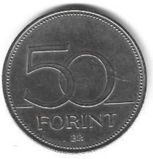munten Hongarije 50 Forint 2001 Pr, Postzegels en Munten, Munten | Europa | Niet-Euromunten, Losse munt, Hongarije, Ophalen of Verzenden
