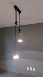 hanglamp - Pendule, Huis en Inrichting, 50 tot 75 cm, Ophalen of Verzenden, Zo goed als nieuw, Glas