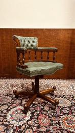 Klassiek Engels Chesterfield Bureaustoel, Ophalen of Verzenden
