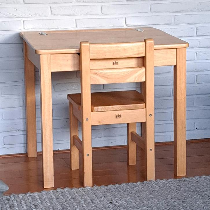 Zalig houten bureau kleuter, Kinderen en Baby's, Kinderkamer | Overige Meubels, Gebruikt, Overige typen, Ophalen