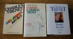 Lot de trois livres sur Charles Trenet, Boeken, Muziek, Artiest, Ophalen of Verzenden